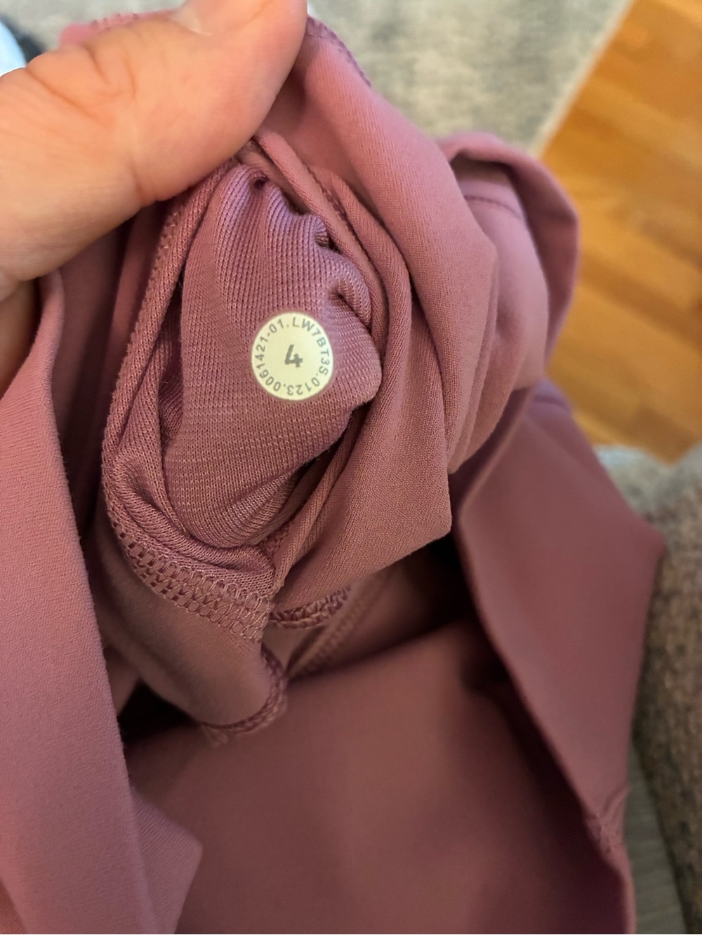 Lululemon Align High-Rise Short 6” Vintage Plum Size 4 Nulu - Picture 3 of 4